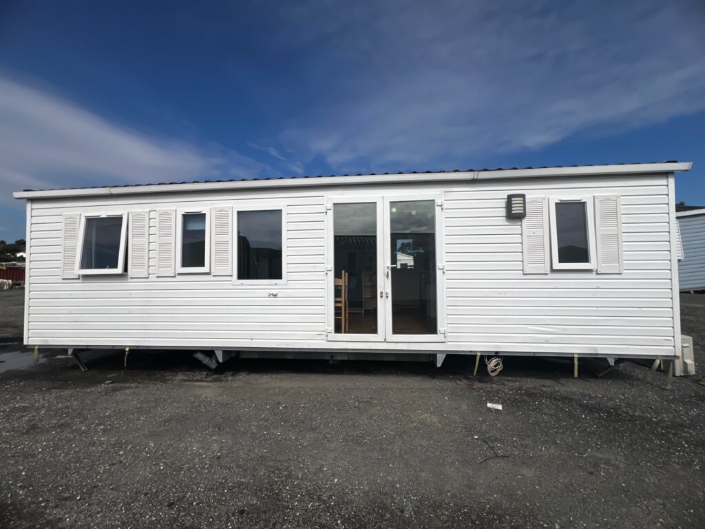 Exterior de una mobil home de ocasión en la Costa del Sol