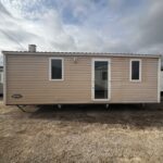 Mobil home de ocasión instalada sin cimientos fijos